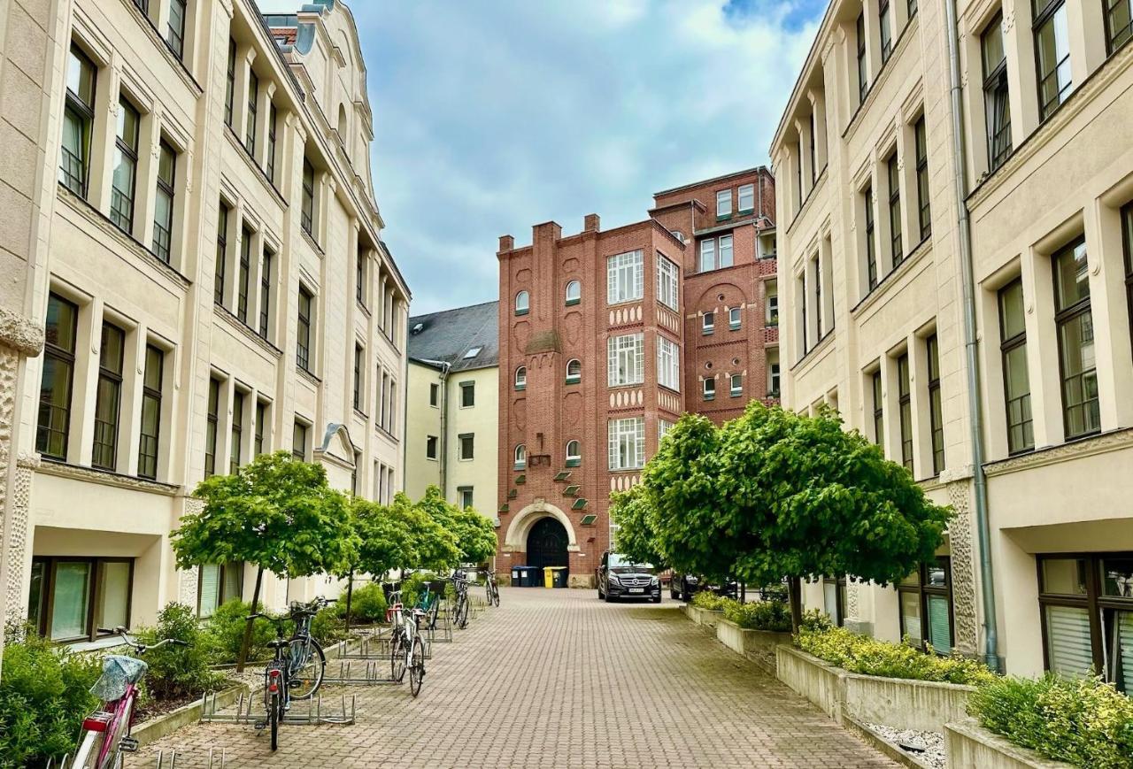 Meos 2 -Zentrum-Hofblick-Gym-Netflix Λειψία Εξωτερικό φωτογραφία